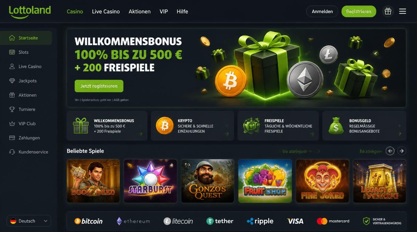 Ein Bildschirm zeigt den Willkommensbonus mit Krypto-Symbolen – Freispiele und Bonusgeld im Fokus.